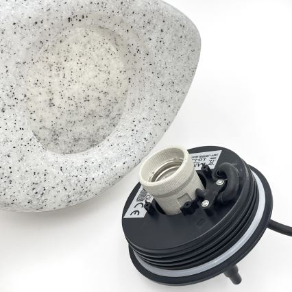 Zewnętrzna lampa dekoracyjna LUMISTONE 1xE27/15W/230V IP65 śr. 26,5 cm