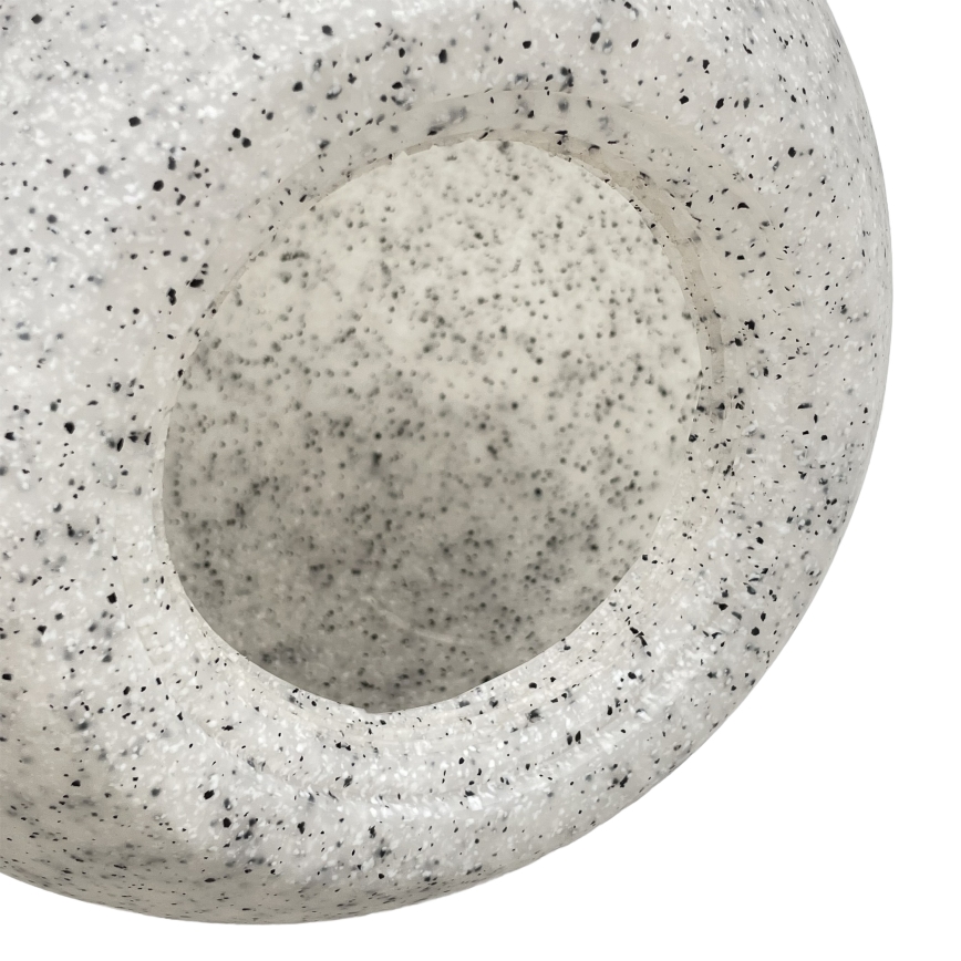 Zewnętrzna lampa dekoracyjna LUMISTONE 1xE27/15W/230V IP65 Ø 25 cm