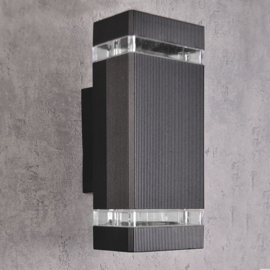 Zewnętrzna lampa ścienna GILBERT 2xGU10/10W/230V IP44
