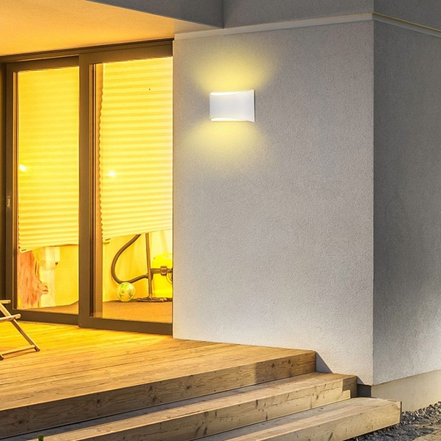 Zewnętrzna lampa ścienna LED/9W/230V 4000K IP54 biała