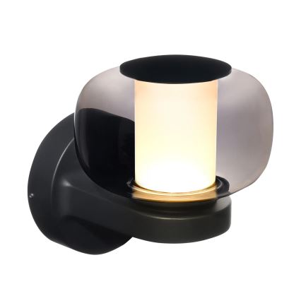 Zewnętrzna lampa ścienna LED MALAGA LED/12W/230V IP44 czarna