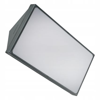 Zewnętrzna lampa ścienna LED z czujnikiem ruchu, 20W/230V, IP65, szara