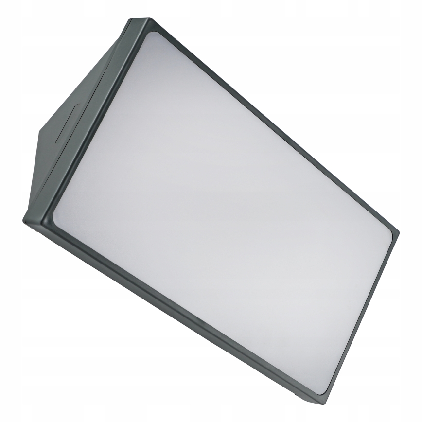Zewnętrzna lampa ścienna LED z czujnikiem ruchu, 20W/230V, IP65, szara