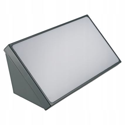 Zewnętrzna lampa ścienna LED z czujnikiem ruchu, 20W/230V, IP65, szara