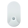 Zewnętrzna lampa ścienna LED z czujnikiem ruchu, 18 W/230 V, IP44, antracyt