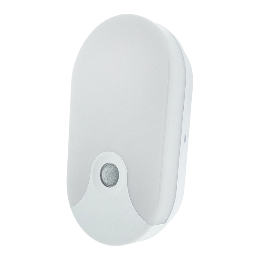 Zewnętrzna lampa ścienna LED z czujnikiem ruchu, 18 W/230 V, IP44, antracyt