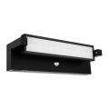 Zewnętrzna lampa ścienna LED z czujnikiem ruchu i zmierzchu LED/36W/230V 3000/4000/6500K IP54 czarna