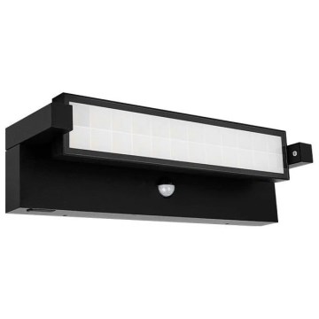 Zewnętrzna lampa ścienna LED z czujnikiem ruchu i zmierzchu LED/36W/230V 3000/4000/6500K IP54 czarna