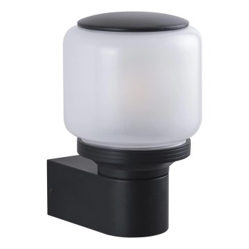 Zewnętrzna lampa ścienna MADRID 1xE27/12W/230V IP44 czarna