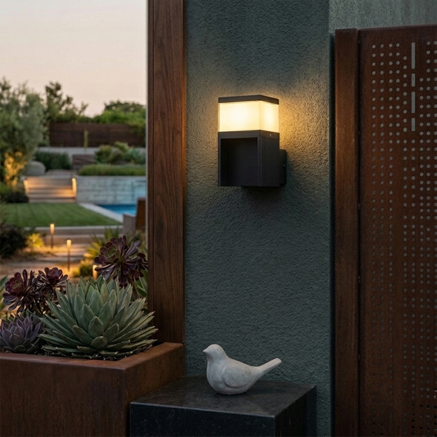 Zewnętrzna lampa ścienna VESPER 1xG9/5W/230V IP44 czarna