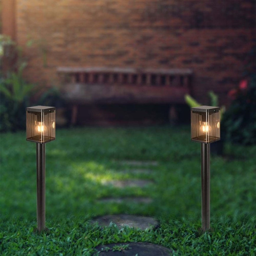 Zewnętrzna lampa solarna LED z czujnikiem LED/2,5W/3,7V 3000K IP54 czarna