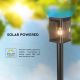 Zewnętrzna lampa solarna LED z czujnikiem LED/2,5W/3,7V 3000K IP54 czarna