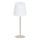 Zewnętrzna lampa stołowa LED RGBW LUCIA, dotykowa, ściemnialna LED/2W/5V 1800/2700/6500K 3600 mAh IP44 beżowa