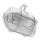 Zewnętrzna lampa sufitowa OVAL 1xE27/60W/230V IP44 biała