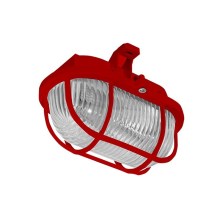 Zewnętrzna lampa sufitowa OVAL 1xE27/60W/230V IP44