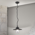 Zewnętrzna lampa wisząca EDWARD 1xE27/60W/230V IP44 czarna