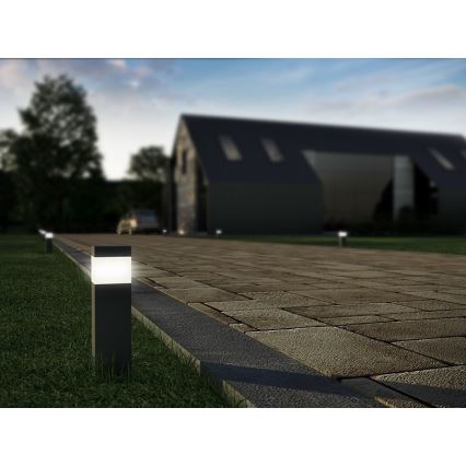 Zewnętrzna lampa z czujnikiem i gniazdem GARD 1xE14/60W/230V IP44