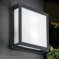 Zewnętrzna oprawa HENRY 2xE27/15W/230V 26x26 cm IP44 antracyt