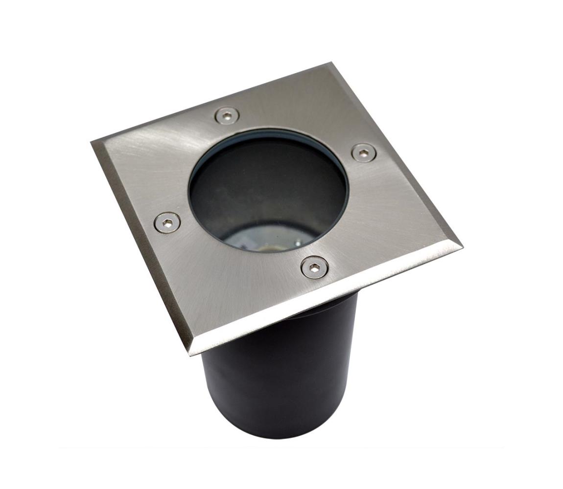 Zewnętrzna oprawa najazdowa 1xGU10/35W/230V IP44 matowy chrom
