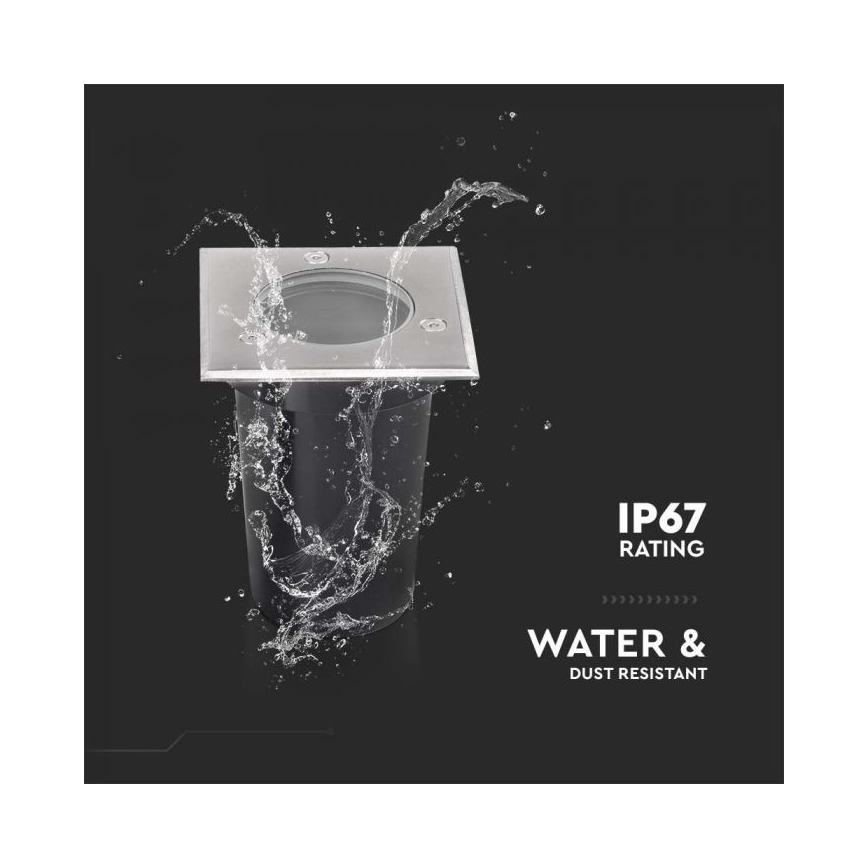Zewnętrzna oprawa najazdowa 1xGU10/35W/230V IP67