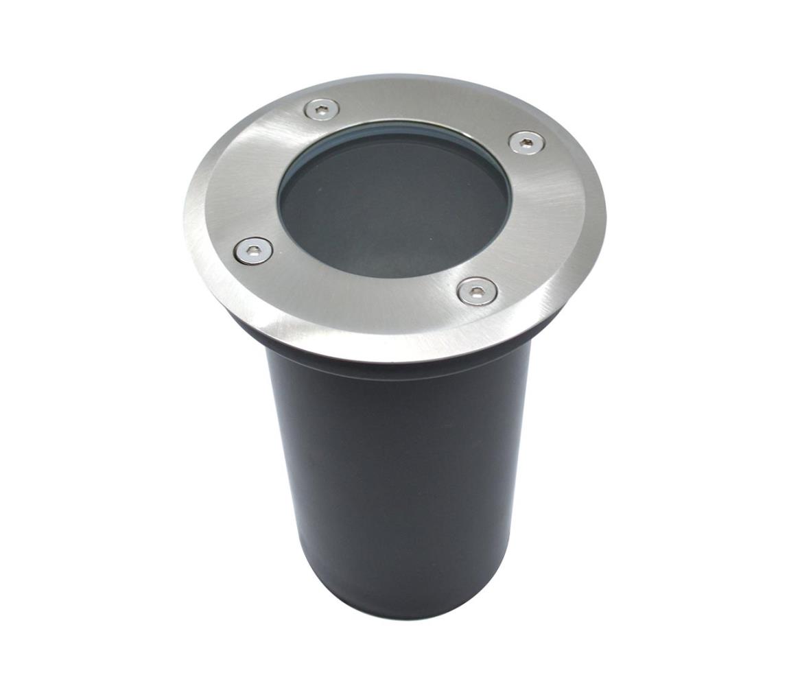 Zewnętrzna oprawa najazdowa 1xGU10/35W/230V IP67 matowy chrom