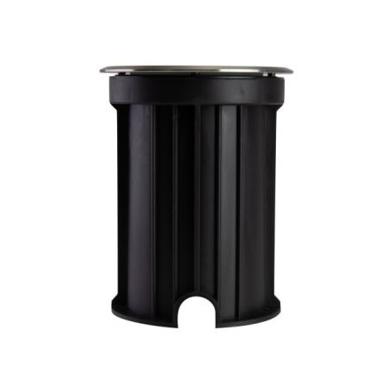 Zewnętrzna oprawa najazdowa LUKKA CONNECT 1xGU10/4W/230V IP67 matowy chrom okrągła