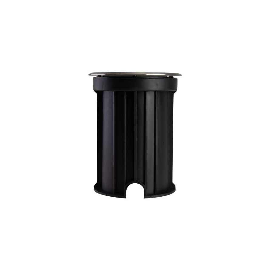 Zewnętrzna oprawa najazdowa LUKKA CONNECT 1xGU10/4W/230V IP67 matowy chrom okrągła