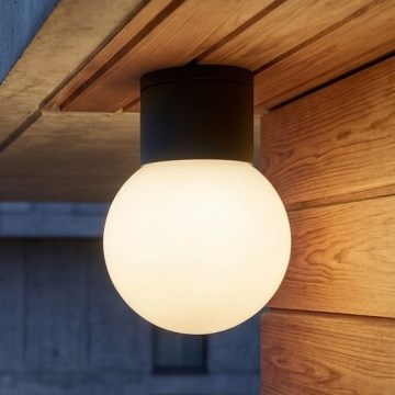 Zewnętrzna oprawa punktowa STONO 1xE27/15W/230V IP65 antracyt