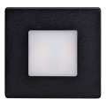 Zewnętrzna oprawa schodowa LED/1,7W/230V 3000/4000/6000K IP54 czarna