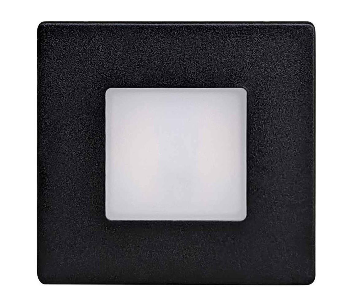 Zewnętrzna oprawa schodowa LED/1,7W/230V 3000/4000/6000K IP54 czarna