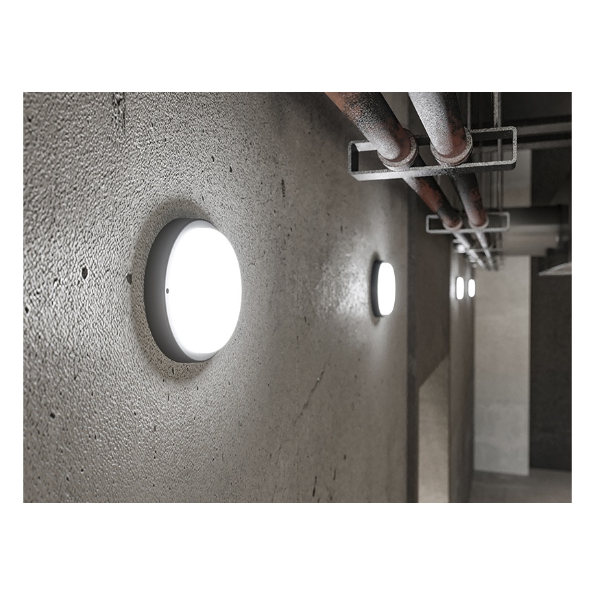 Zewnętrzna oprawa ścienna LED/9W/230V IP54 czarna