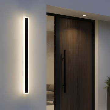 Zewnętrzna oprawa ścienna LED MIRANA S 25W/230V 4000K IP44 120 cm czarna