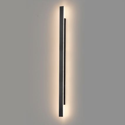 Kinkiet zewnętrzny WOW LED/20W/230V 3000/4000/6000K 120 cm IP54 czarny