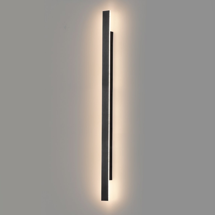 Kinkiet zewnętrzny WOW LED/20W/230V 3000/4000/6000K 120 cm IP54 czarny
