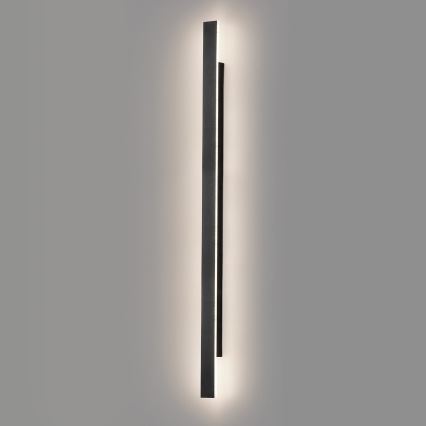 Kinkiet zewnętrzny WOW LED/20W/230V 3000/4000/6000K 120 cm IP54 czarny