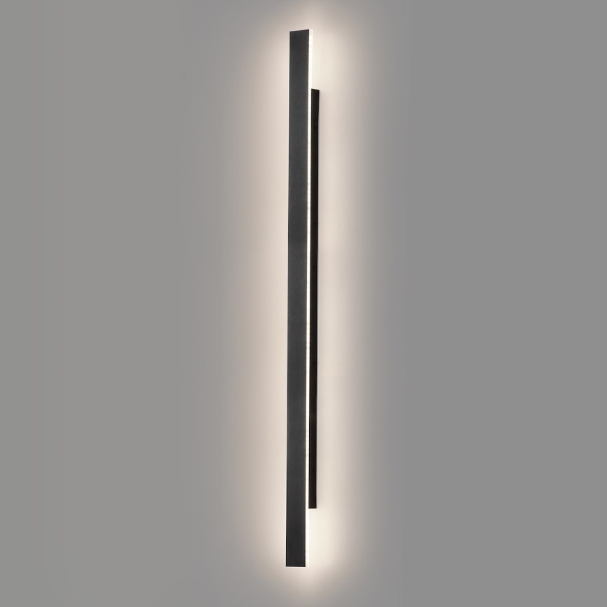 Kinkiet zewnętrzny WOW LED/20W/230V 3000/4000/6000K 120 cm IP54 czarny