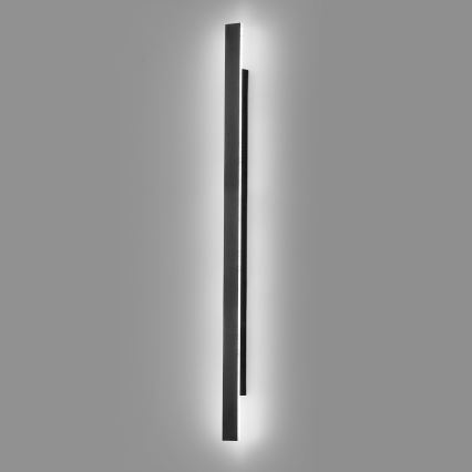 Kinkiet zewnętrzny WOW LED/20W/230V 3000/4000/6000K 120 cm IP54 czarny