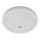 Zewnętrzna oprawa sufitowa LED z czujnikiem ruchu i zmierzchu LED/16W/230V Ø 28,5 cm IP54 biała