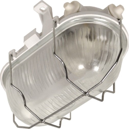 Zewnętrzna oprawa sufitowa RADUS 1xE27/60W/230V IP54 biała