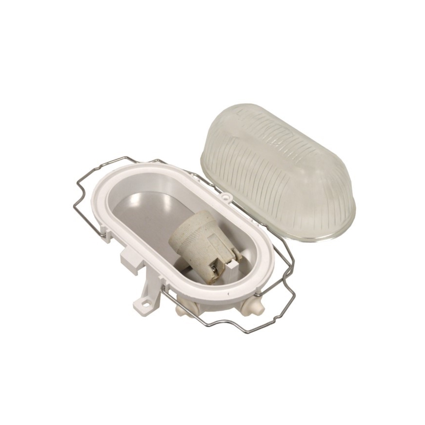 Zewnętrzna oprawa sufitowa RADUS 1xE27/60W/230V IP54 biała