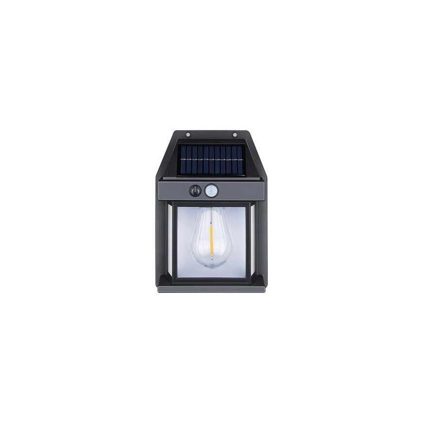Zewnętrzna solarna lampa ścienna LED z czujnikiem LED/1W/3,7V 1200 mAh IP65