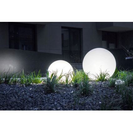 Zewnętrzne oświetlenie dekoracyjne GARDEN BALL 1xE27/40W/230V IP65 średnica 25 cm