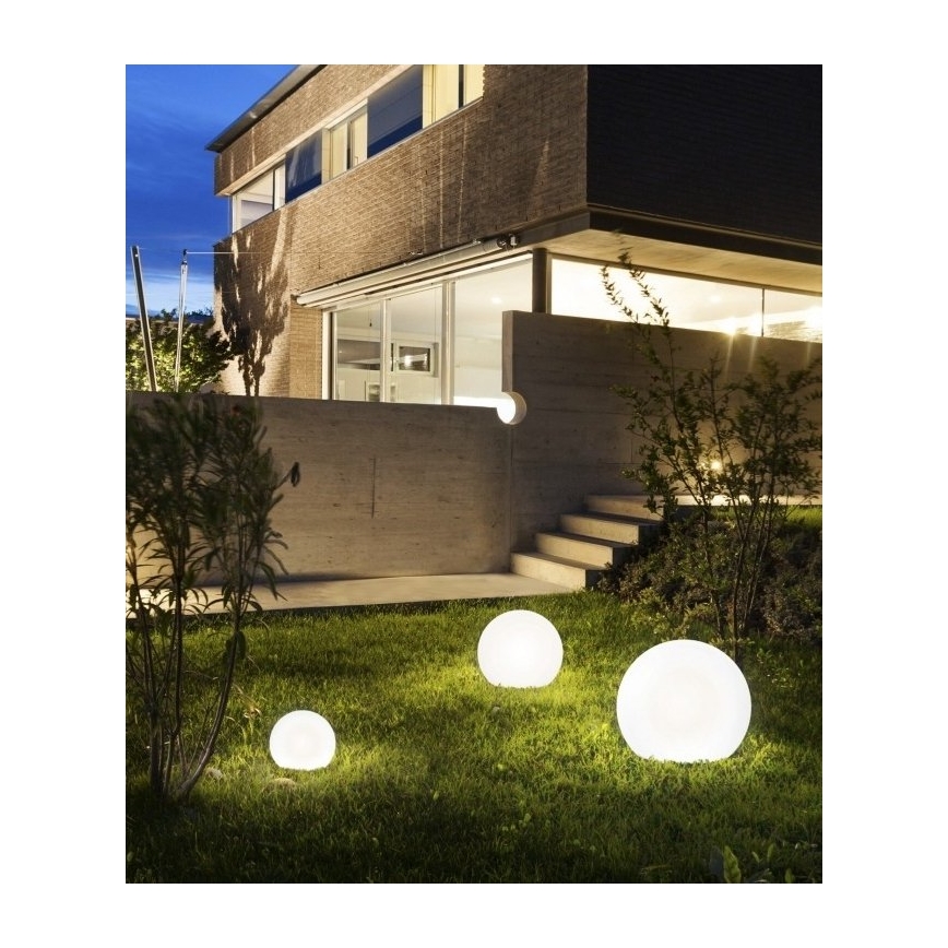 Zewnętrzne oświetlenie dekoracyjne GARDEN BALL 1xE27/40W/230V IP65 średnica 25 cm