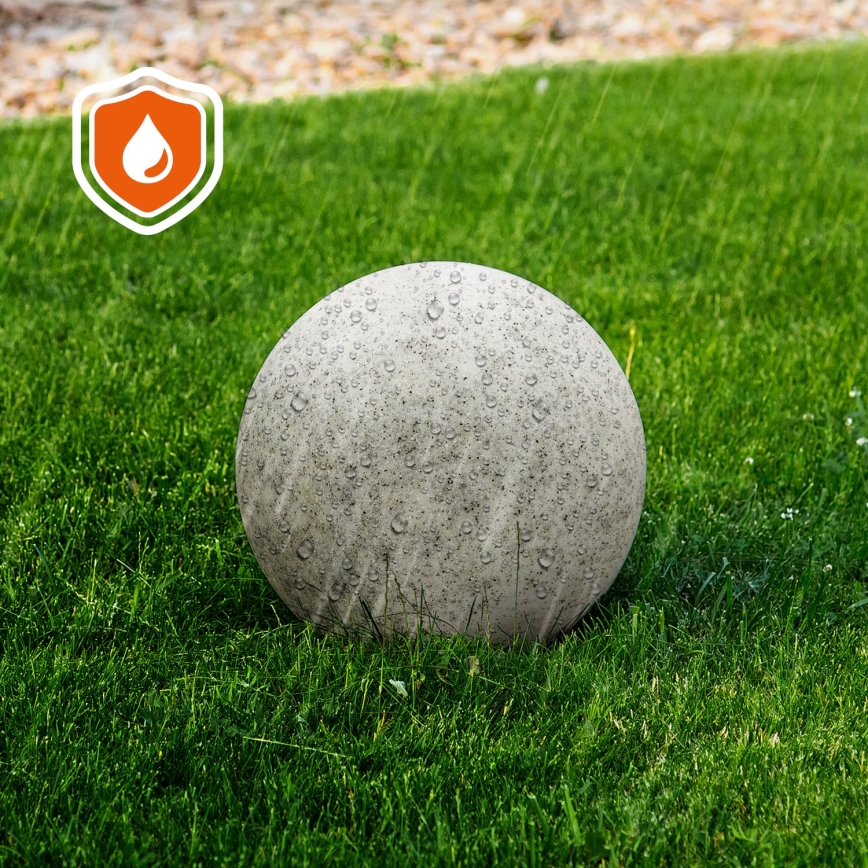 Zewnętrzne oświetlenie dekoracyjne GARDEN BALL 1xE27/40W/230V IP65 średnica 25 cm