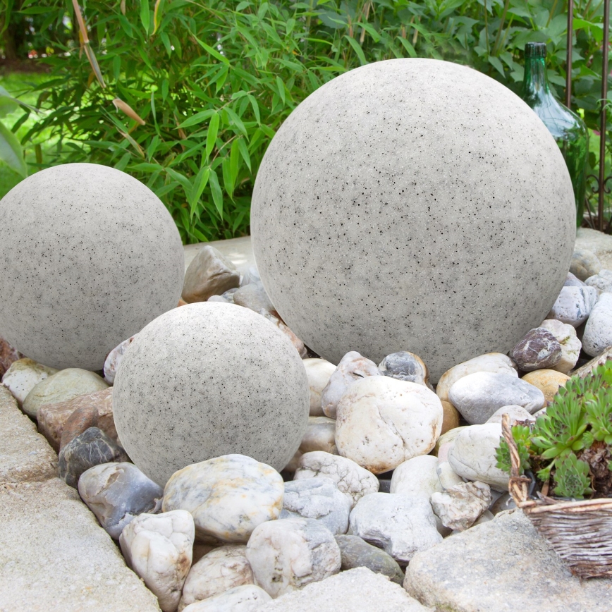 Zewnętrzne oświetlenie dekoracyjne GARDEN BALL 1xE27/40W/230V IP65 średnica 28 cm