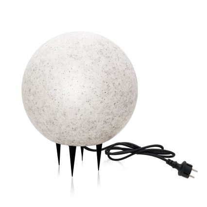Zewnętrzne oświetlenie dekoracyjne GARDEN BALL 1xE27/40W/230V IP65 średnica 28 cm