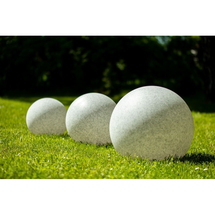 Zewnętrzne oświetlenie dekoracyjne GARDEN BALL 1xE27/40W/230V IP65 srednica 38 cm