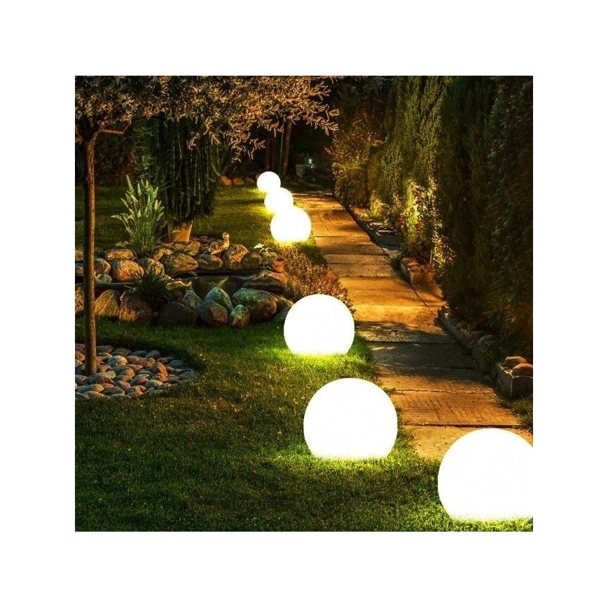 Zewnętrzne oświetlenie dekoracyjne GARDEN BALL 1xE27/40W/230V IP65 srednica 38 cm