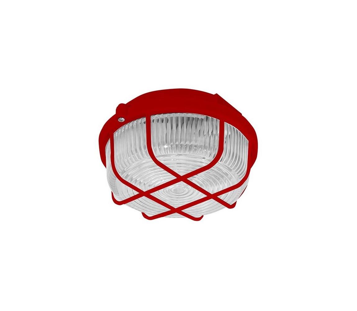 Zewnętrzne oświetlenie sufitowe 1 × E27 / 100 W / 230 V Czerwone IP44