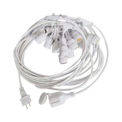 zewnętrzny chain STRING 15xE27/40W/230V 15m IP65